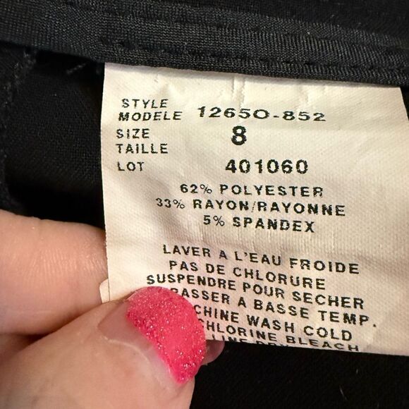 Tribal size 8 stretch extensible wide leg pants - Picture 5 of 6